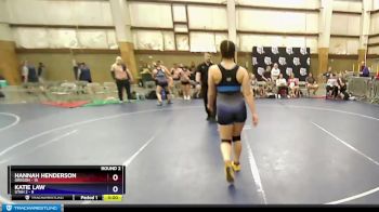 165 lbs Round 2 (10 Team) - Katie Law, Utah 2 vs Hannah Henderson, Oregon