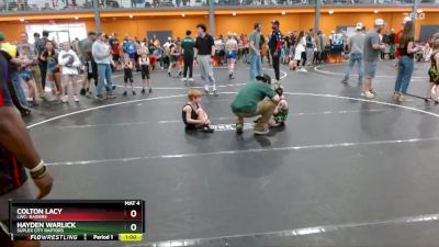 55 lbs Round 2 - Hayden Warlick, Suplex City Raptors vs Colton Lacy, LWC: Raiders