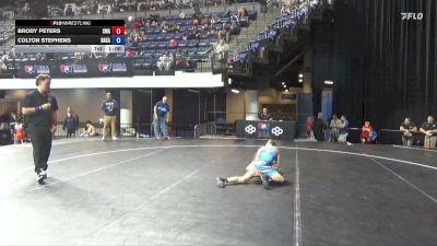 84 lbs Cons. Quarters - Brody Peters, Sebolt Wrestling Academy vs Colton Stephens, Bad Karma