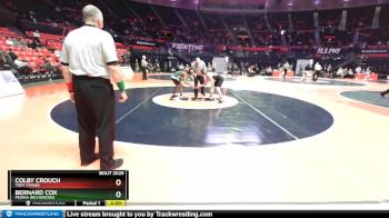 2A 126 lbs Champ. Round 1 - Colby Crouch, Troy (Triad) vs Bernard Cox, Peoria (Richwoods)