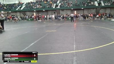 174 lbs Cons. Round 4 - Mason Alessio, Central Michigan vs Lucas Condon, Wisconsin