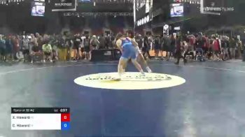 220 lbs Consi Of 32 #2 - Xander Howard, Utah vs Crew Howard, Iowa