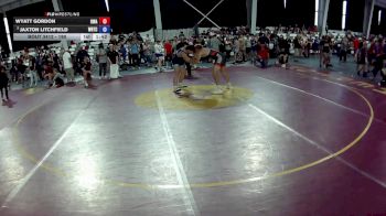 190 lbs Champ. Round 2 - Wyatt Gordon, Gladiator Wrestling Academy vs Jaxton Litchfield, Warrior Regional Training Center