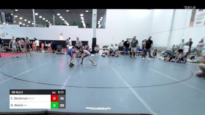 88 lbs Rr Rnd 3 - Connor Beckman, Keystone Krush vs Blake Welch, Kraken ES