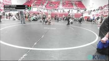 75 lbs 3rd Place - Jeremy Thomas, Little Axe Takedown Club vs Bryer Kincaid, Cowboy Wrestling Club