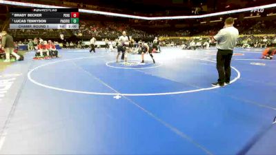 165 Class 3 lbs Champ. Round 1 - Lucas Tennyson, Pacific vs Brady Becker, Parkway Central