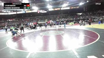 98 lbs Champ. Round 3 - Dominic Mcquiston, Bonneville vs Cyler Beeson, Middleton