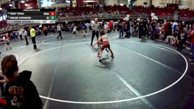 75 lbs Cons. Round 5 - Troy Tejkl, West Point Wrestling Club vs Kruze Johnson, Norfolk Catholic