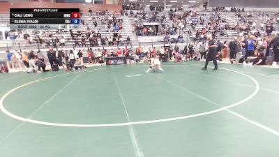55 kg 3rd Place Match - Cali Leng, Iowa Womens Wrestling Club vs Elena Ivaldi, California