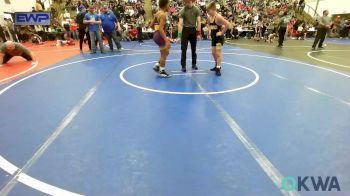 110 lbs Consi Of 4 - Bryant Roberts, Vinita Kids Wrestling vs Lucas Stephenson, Grove Takedown Club