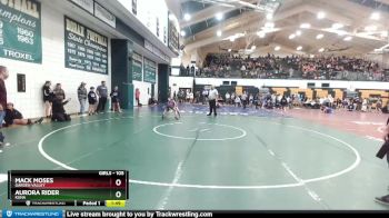 105 lbs Quarterfinal - Mack Moses, Garden Valley vs Aurora Rider, Kuna