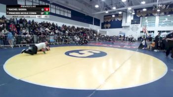 110 lbs Cons. Round 2 - Princess Nicole Comia, Poly/Long Beach vs Rachel Sierra, Canyon Springs