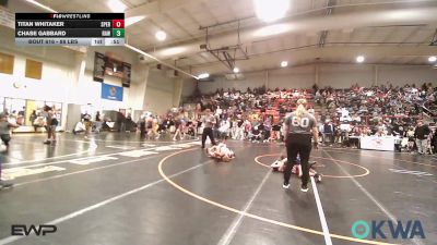 88 lbs Quarterfinal - Titan Whitaker, Sperry Wrestling Club vs Chase Gabbard, Raw Wrestling Club
