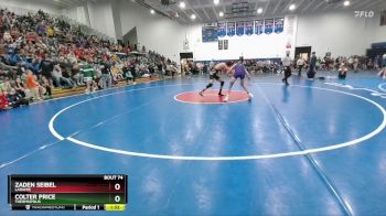 132 lbs Champ. Round 2 - Zaden Seibel, Laramie vs Colter Price, Thermopolis