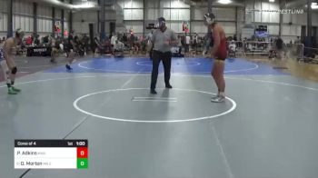 132 lbs Consi Of 4 - Parker Adkins, Kwa vs Drayden Morton, MN Elite