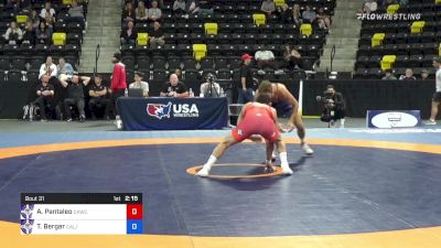 70 kg Quarterfinal - Alec Pantaleo, CKWC/TMWC vs Tyler Berger, CAL/TMWC