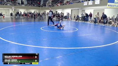 70 lbs Placement (4 Team) - Nolan Vermillion, Springfield vs Drake Green, NYM (New York Mills)