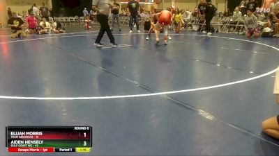 100 lbs Round 6 (8 Team) - Elijah Morris, Team Arkansas vs Aiden Hensely, Gulf Coast WC