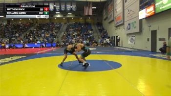149 lbs Cons. Round 2 - Matthew Buck, California Baptist vs Benjamin James, Unattached