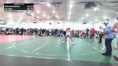 240 lbs 7th Place - Noah Ballerstein, Team CHOICES-MS vs Ian Tibbs, Backyard Barbarians-MS