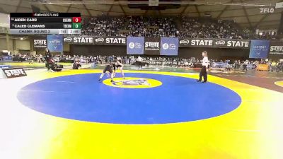Boys 3A 120 lbs Champ. Round 2 - Aiden Carr, Cheney vs Caleb Clemans, Todd Beamer