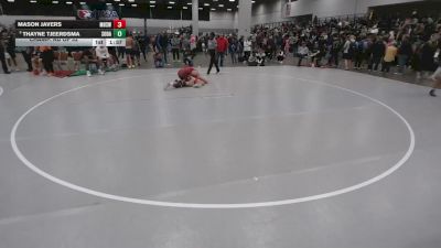 175 lbs Champ. Rd Of 32 - Thayne Tjeerdsma, South Dakota vs Mason Javers, Minneota High School Wrestling