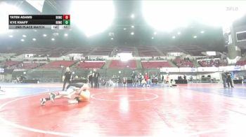 137 lbs 2nd Place Match - Kye Knaff, Shepherd Wrestling Club vs Taten Adams, Black Hills Wrestling Academy