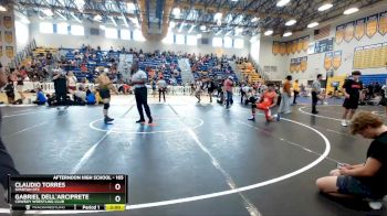 165 lbs Champ. Round 2 - Claudio Torres, Spartan RTC vs Gabriel Dell`arciprete, Cowboy Wrestling Club