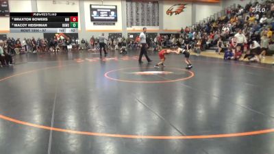 57 lbs Champ. Round 1 - Braxton Bowers, Marion Wolves vs Macoy Heishman, Big Game Wrestling Club