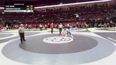 138 lbs Cons. Quarters - Preston Schuler, Olentangy vs Joel Brink, Green