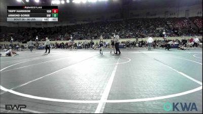 96 lbs Round Of 16 - Tripp Hardison, Verdigris Youth Wrestling vs Armond Goree, Raw Wrestling Club