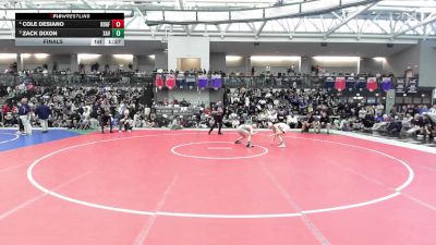 106 lbs Final - Cole Desiano, Ridgefield vs Zack Dixon, Xavier