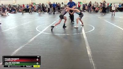 84 lbs Quarterfinals (8 Team) - Calvin Kocher, South Hills vs Tyler Feckett, Donahue WA