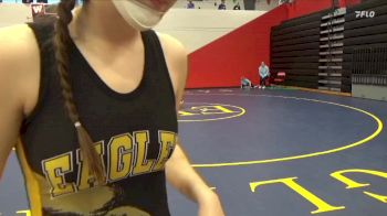 120 lbs Champ. Round 2 - Kambria Ries, East Buchanan vs Aleesha Westphal, Midland