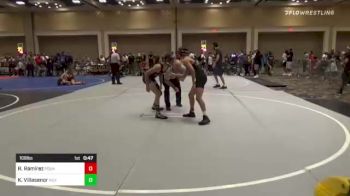 106 lbs Consi Of 4 - Ronnie Ramirez, Pounders WC vs Kai Villasenor, Silverback WC