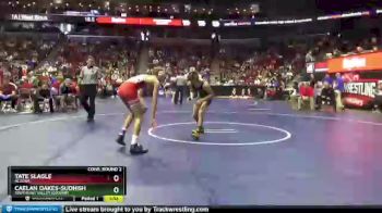 2 lbs Cons. Round 2 - Caelan Oakes-Sudhish, Southeast Valley (Gowrie) vs Tate Slagle, Algona