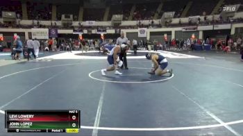 190 Elite Varsity Cons. Round 2 - John Lopez, Coahulla Creek vs Levi Lowery, Coahulla Creek