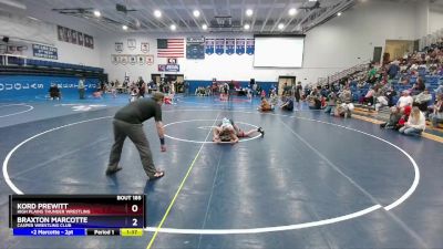 92 lbs Round 3 - Kord Prewitt, High Plains Thunder Wrestling vs Braxton Marcotte, Casper Wrestling Club