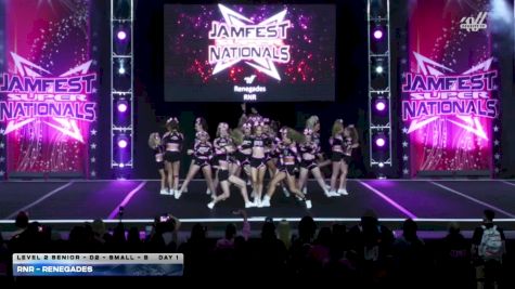 RNR - Renegades [2026 L2 Senior - D2 - Small - B DAY 1] 2026 JAMfest Cheer Super Nationals