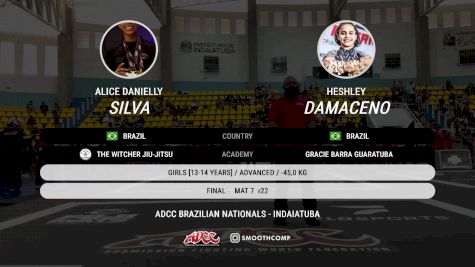 Heshley Damaceno vs Alice Danielly Silva 2025 ADCC Brazilian Nationals