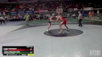 D 3 160 lbs Cons. Semi - Aidan Mulholland, Archbishop Hannan vs Luke Fontenot, Basile