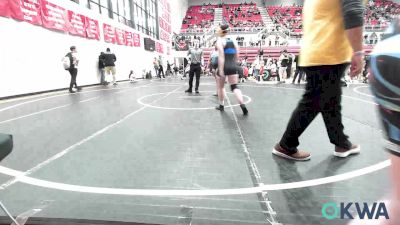 145-155 lbs Rr Rnd 5 - Jaylee Simmons, Harrah Little League Wrestling vs Sirene Ramirez, Tecumseh Youth Wrestling