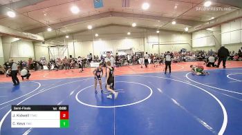 70 lbs Semifinal - Jonathan Kidwell, Team Tulsa Wrestling Club vs Cooper Keys, Tahlequah Wrestling Club