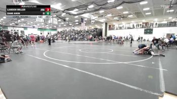 165 lbs Cons. Round 1 - Landon Miller, Jr Viking Wrestling Club vs Zane Aikin, Frontenac Raiders