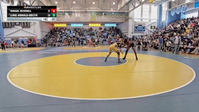 190 lbs Cons. Semi - Luke Arnold-Decyk, Cape Henlopen H S vs Israel Russell, Polytech