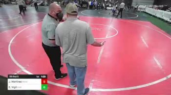 54 lbs Rr Rnd 5 - John JJ Martinez, Pomona Elite vs Ean Vigil, Chatfield WC