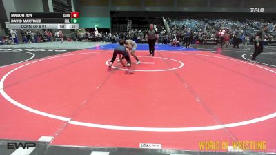 110 lbs Consi Of 8 #1 - Mason Jew, Cardinal Wrestling Club vs David Martinez, Hillcrest Wrestling