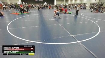 126 lbs Cons. Round 2 - Maddox Thorson, Immortal Athletics WC vs Andrew Hufford, Colorado Top Team Wrestling Club