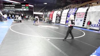190 Class 1 lbs Cons. Round 3 - Logan Wilson, Trenton vs Dakota Cobb, Summit Christian Academy