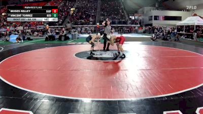 6A 126 lbs Cons. Round 2 - Moses Kelley, Nampa vs Vincent Torrez, Meridian